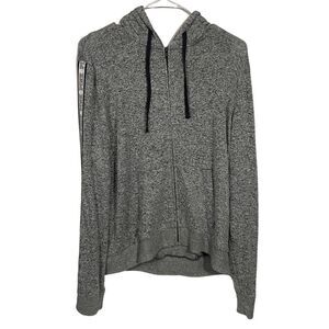 NWOT Victoria’s Secret PINK Full Zip Grey Cozy Hoodie Sweatshirt